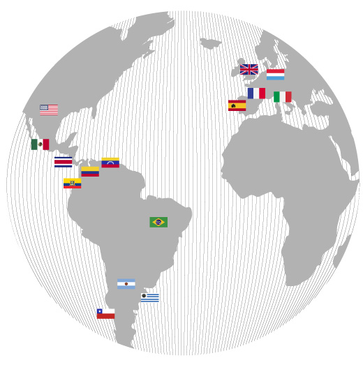 imagen de un mapamundi